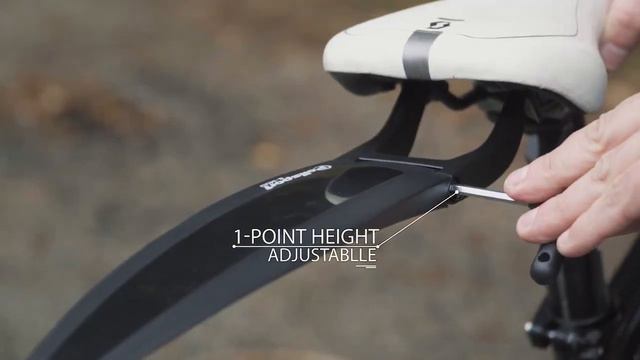 Заднее велосипедное крыло Polisport S MUD Saddle Mudguard.