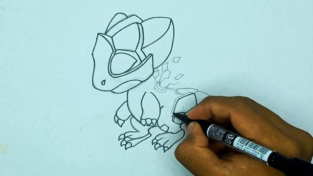 How to draw UV dragon and Snow Ghost dragon from dragon mania legends смотреть онлайн