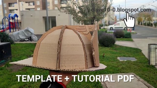 CARDBOARD FIREFIGHTER HELMET - TEMPLATE + TUTORIAL PDF смотреть онлайн