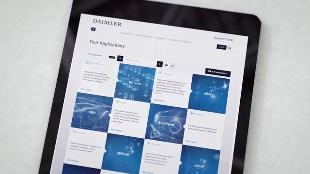 Daimler Supplier Portal 2019 смотреть онлайн