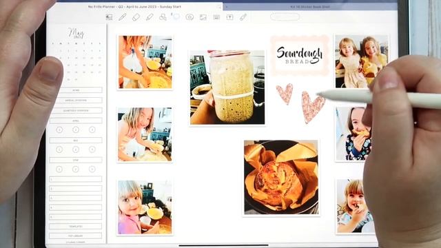 May 2023 Memory Keeping | Digital Scrapbooking | Digital Plan With Me | IPad & Goodnotes