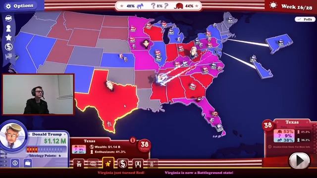 The Political Machine 2020 (v1.2) – I play TRUMP versus Biden (Difficulty: Masochistic) – Video Gam смотреть онлайн