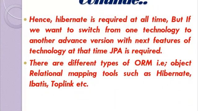 What is JPA ? What is ORM tool (Hibernate)? смотреть онлайн