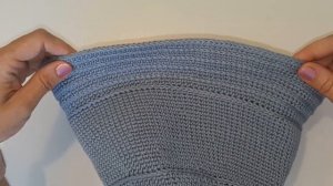 МОДНАЯ ПАНАМА из хлопка крючком 2022 / Летняя шляпка с полями / Вязание крючком / Мамочкин канал