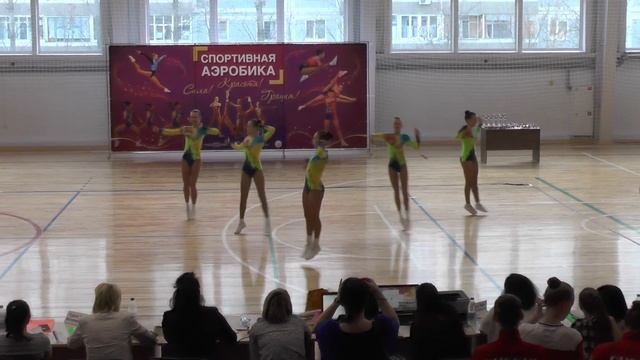 Банарцева,Арефьева,Мокеева,Ляпина,Корнева (12-14) - спортивная аэробика г. Ульяновск смотреть онлайн