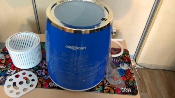 Мини-стиральная машина ONE concept Ecowash-Pico mini, 3,5 кг, 380 Вт Blue