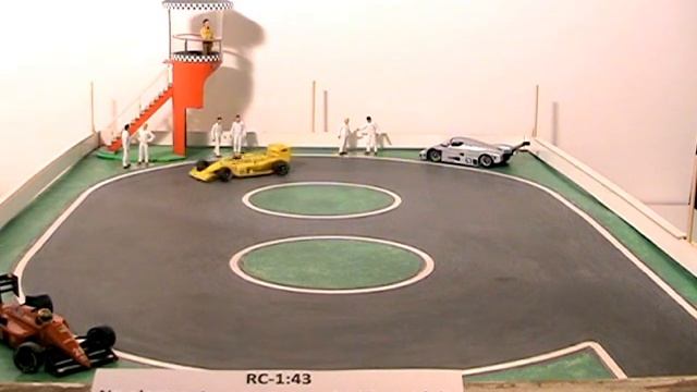RC 1:43-1:64 Preparation/ F1-model 1:43. Then: Realistic motion. NOTE subtitles on video смотреть онлайн