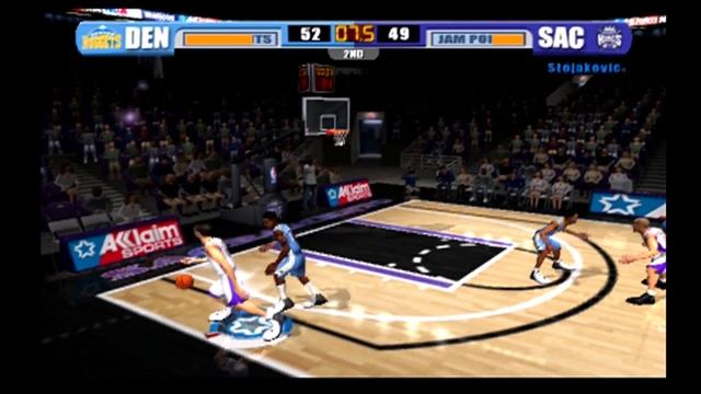 NBA Jam PS2 Gameplay - Denver Nuggets @ Sacramento Kings (Cheat Codes) смотреть онлайн