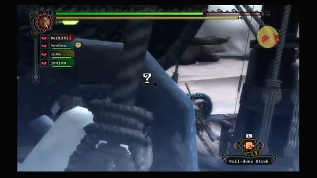 Monster Hunter Tri Wi-Fi High Ranked Event Quest Rumble in the Great Desert Part 3 смотреть онлайн