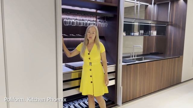 Poliform Kitchen. Интерьер современной кухни смотреть онлайн
