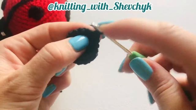 МК Божья коровка | Crochet ladybug смотреть онлайн