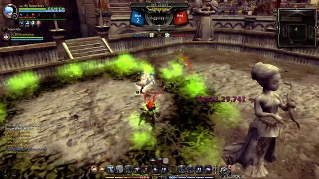 Dragon Nest PVP - Tempest & Gladiator VS Oracle Elder & Raven смотреть онлайн