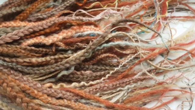 Изготавливаю комплект кос, дред для вплетения из канекалона смотреть онлайн
