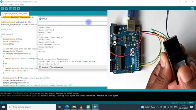 Arduino Fingerprint Lock || Arduino project ||Solenoid door lock смотреть онлайн