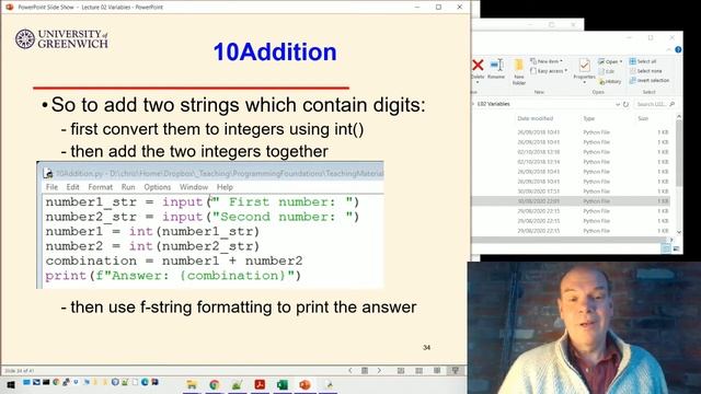 Python 02-7: Variables - calculator examples смотреть онлайн