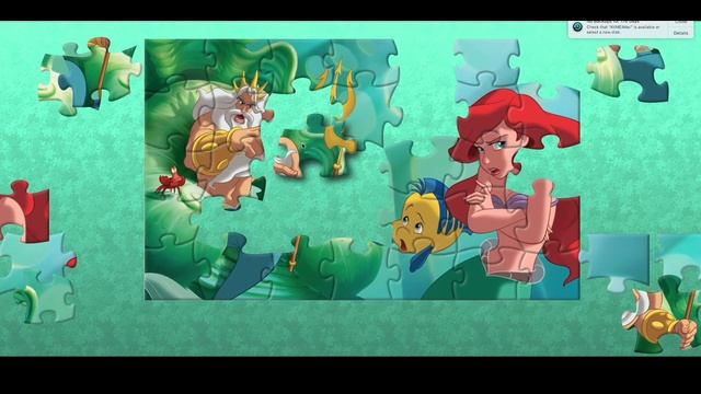 Disney Princess Story Jigsaw Puzzle COMPILATION Games for kids смотреть онлайн