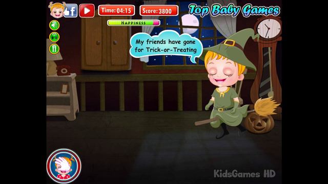 Baby Hazel Halloween Party - Baby Halloween Game For Kids & Babies - Dora The Explorer