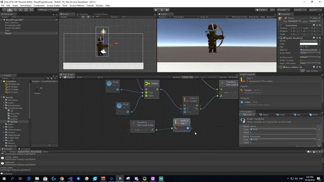 Shoot Projectile in Direction of Player using Bolt & Unity 2D Tutorial смотреть онлайн