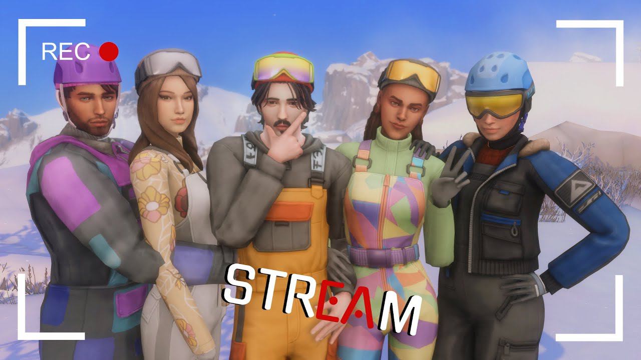 Стрим / Спасаемся от жары на горе Комореби / Играем за соседей династии Disney / Симс 4 смотреть онлайн