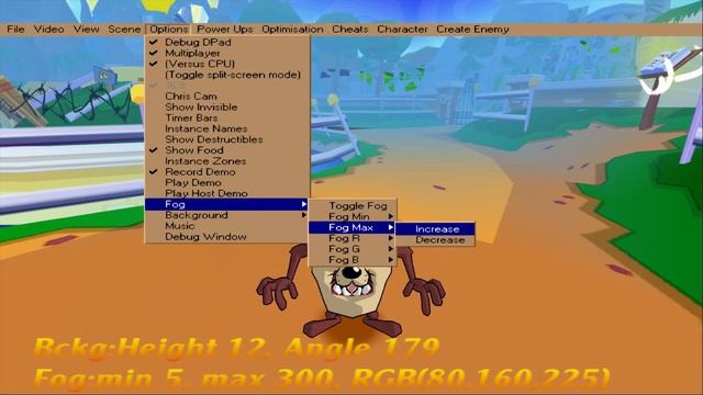 Taz Wanted - Debug Menu смотреть онлайн