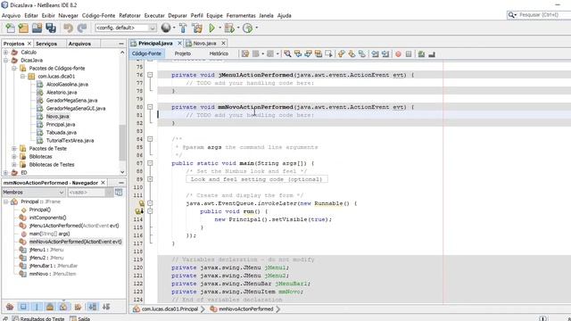 Java Swing - Como criar e configurar um JMenuBar смотреть онлайн
