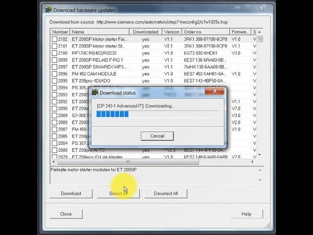 Simatic Step7 - Обновление HardWare - HardWare Updates