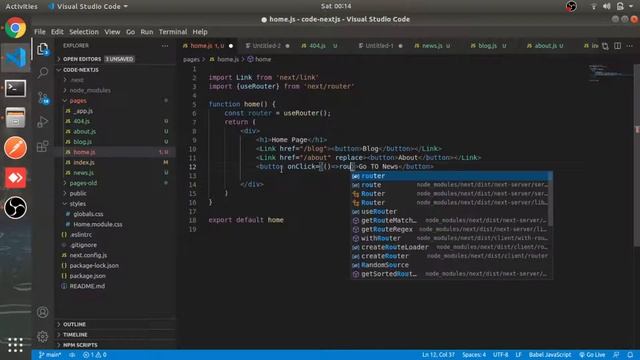 Router, Linking and Redirecting, Shallow Routing & 404 Page | Next js tutorial in Hindi смотреть онлайн