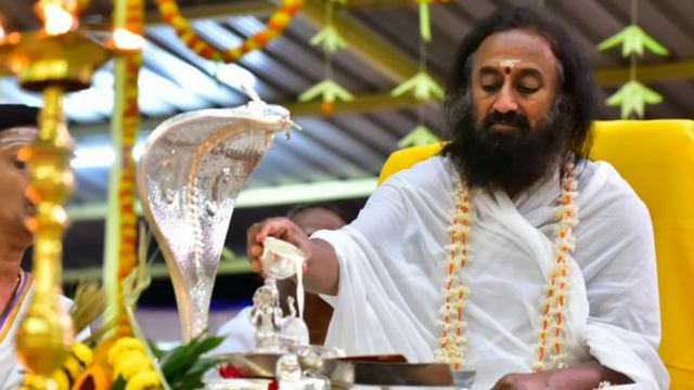 108 Om Namah Shivaya Chanting With Gurudev Sri Sri Ravishankar смотреть онлайн