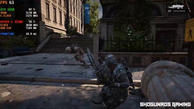 Gears of War 4 | GTX 1650 | Asus TUF Gaming FX505DT | 1080p смотреть онлайн