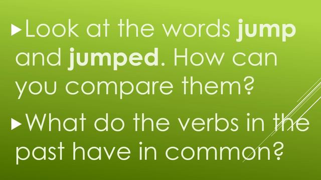 Q2 English 2: Past Tense of Regular Verbs смотреть онлайн