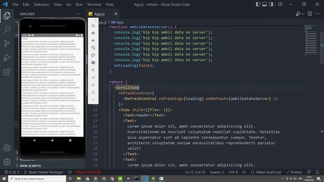 Cara Membuat Pull to Refresh/Refresh Control di React Native смотреть онлайн