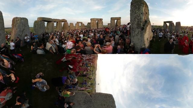 Stonehenge Summer Solstice before sunset 2017 360 VR смотреть онлайн