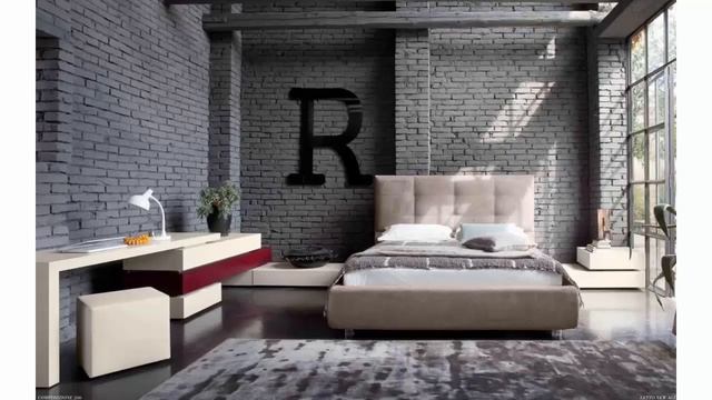 Мягкая кровать в стиле лофт Soft bed in loft style Идеи интерьера мебель Furniture interior ideas смотреть онлайн