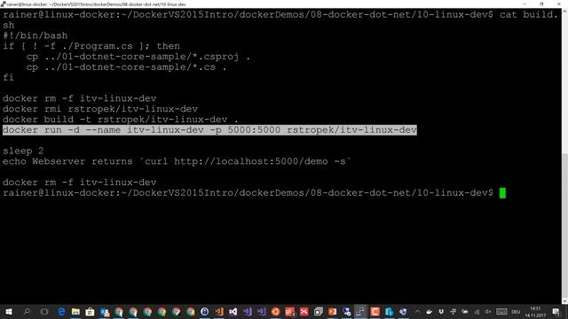 IT-Visions Infotag 2017/11: Docker und .NET смотреть онлайн
