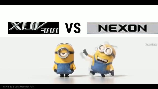 Tata NEXON vs Mahindra XUV300 - Crash Test in MINION Style смотреть онлайн