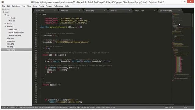 11. Build a Web App - Step 2 - MySQL/PHP смотреть онлайн