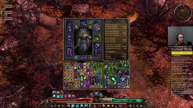 [Grim Dawn] Ritualist (Necromancer + Shaman), Pets Vitality Damage, Build Summary