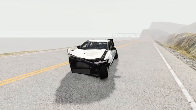 Silent BeamNG Drive X) - Jumps and Rollover Car Crashes смотреть онлайн