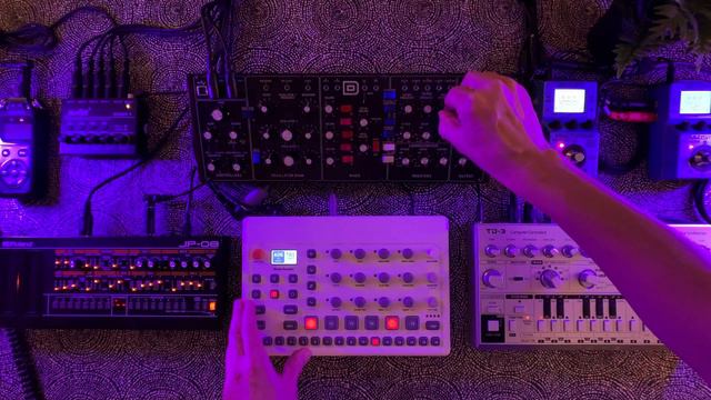First 2023 dawless jam with a 303 clone (TD-3) feat. Model D, JP-08 & Model:Samples смотреть онлайн