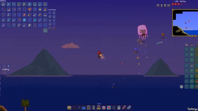 terraria, как убить босса медузу!! смотреть онлайн