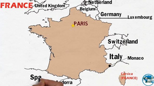 Physical Geography of France / Key Physical Features of France / France Map 2022 / World Map Series смотреть онлайн