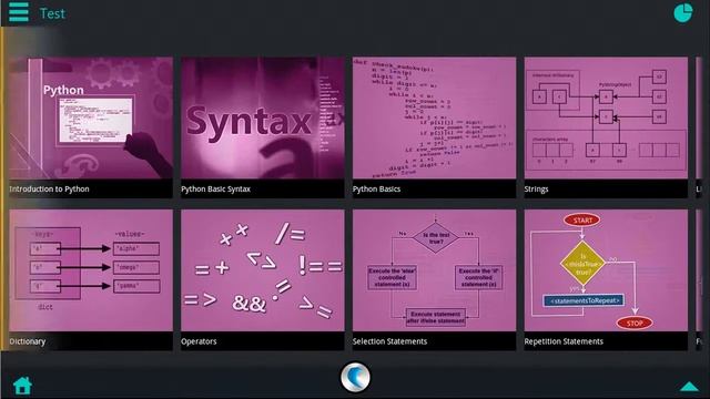 Demo of Learn Python app on Android смотреть онлайн