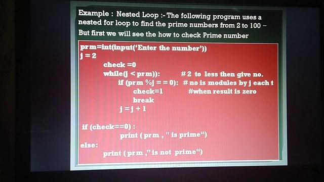 Nested Loop in Python смотреть онлайн