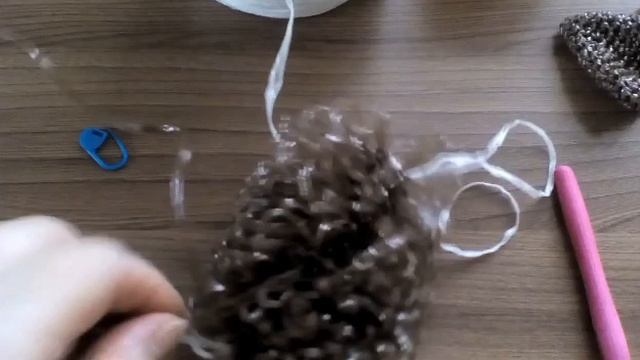 Способ 2 - вязание деталек к игрушке - мочалке "Бычок. смотреть онлайн