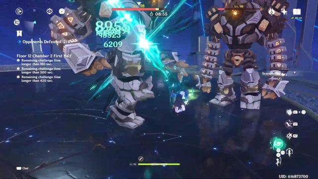 4.3 Solo Spiral Abyss (No Hit) Floor 12 First Half C6 R5 Wanderer [Genshin Impact] смотреть онлайн