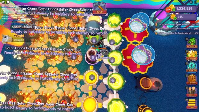 *Hatching 30 Solar Chaos Eggs* [Part 21] (Dragon Adventures Solstice Event 2023) |Roblox| смотреть онлайн