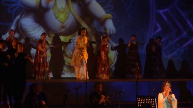Sati Kazanova performing (Ganesha Mantra) at "SWARANJALI: MUSIC OF THE SOUL" in Moscow смотреть онлайн