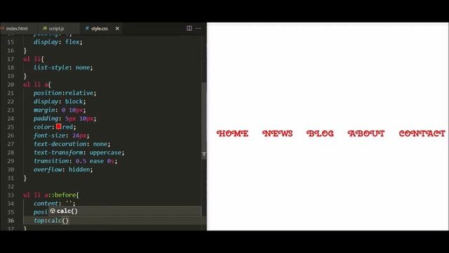 Menu background animation / CSS 3 , HTML 5 / Красивая CSS анимация для фона меню смотреть онлайн