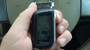 Сигнализация Starline A93. Автозапуск с брелка. Остановка работы двигателя с брелка.