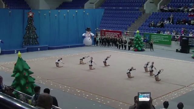 Мадонна. Эстетическая гимнастика. Категория 8-10 лет. 16 декабря 2012 г. Раменское смотреть онлайн